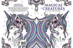 Malebog A4 Magical Creatures 32 sider