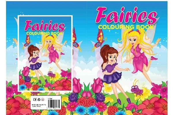 Malebog A4 Fairies 16 sider
