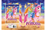 Malebog A4 Princess & Horse 16 sider