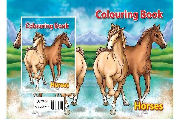 Malebog A4 Horses 16 sider