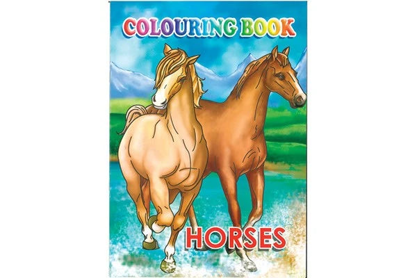 Malebog A4 Horses 16 sider