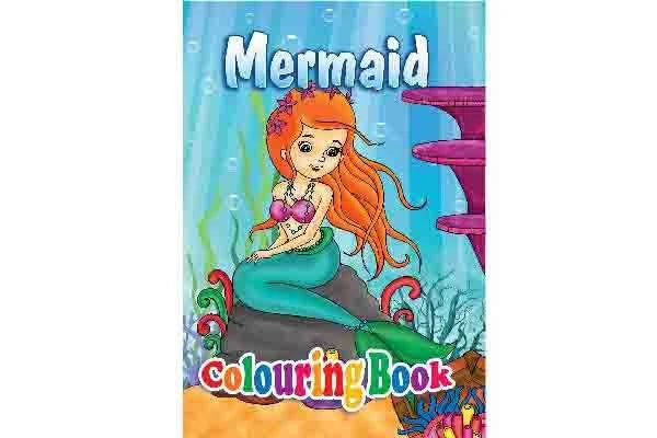 Malebog A4 Mermaid 16 sider
