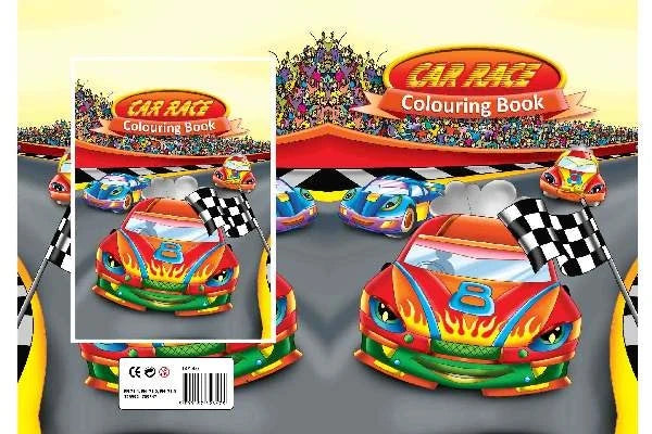 Malebog A4 Car Race 16 sider