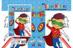 Malebog A4 Super Heroes 16 sider