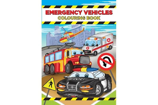 Malebog A4 Emergency Vehicles 16 sider
