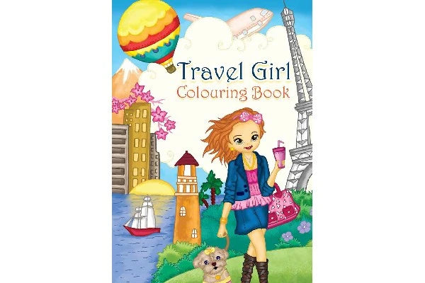 Malebog A4 Travel Girl 16 sider