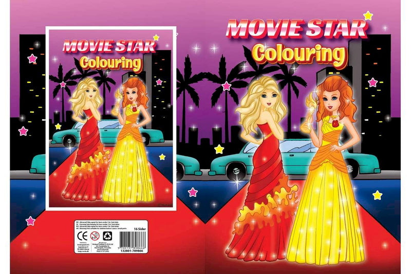 Malebog A4 Movie Stars 16 sider