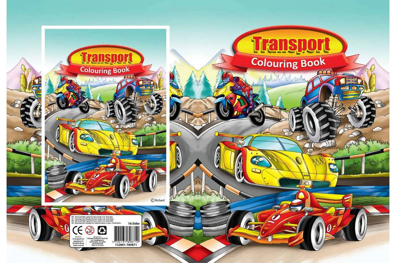 Malebog A4 Transport 16 sider