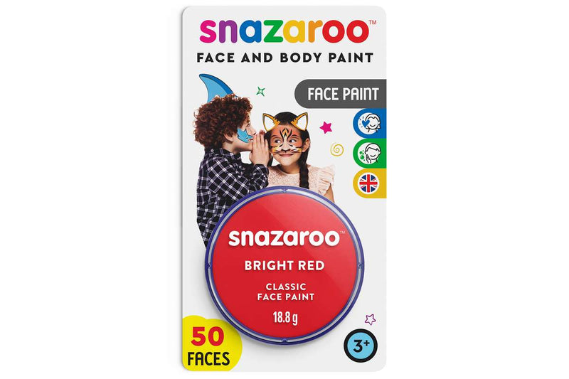 Sminkefarve 18ml blister bright red