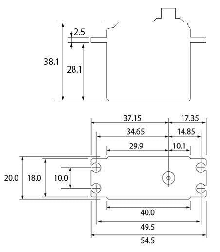 Futaba S-C300 Servo 9.6kg 0.12s HV S.BUS2