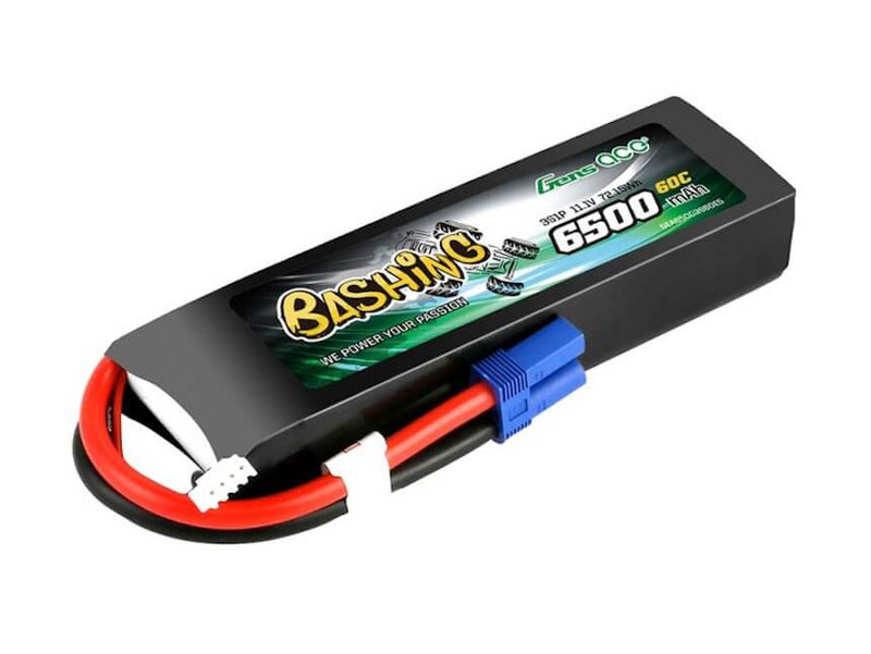 Gens Ace 11.1V 3S 6500 mAh LiPo Batteri (EC5)