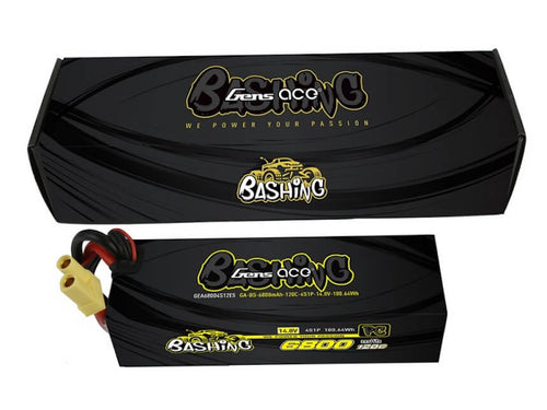 Gens Ace 14.8V 4S 6800 mAh LiPo Batteri (EC5)