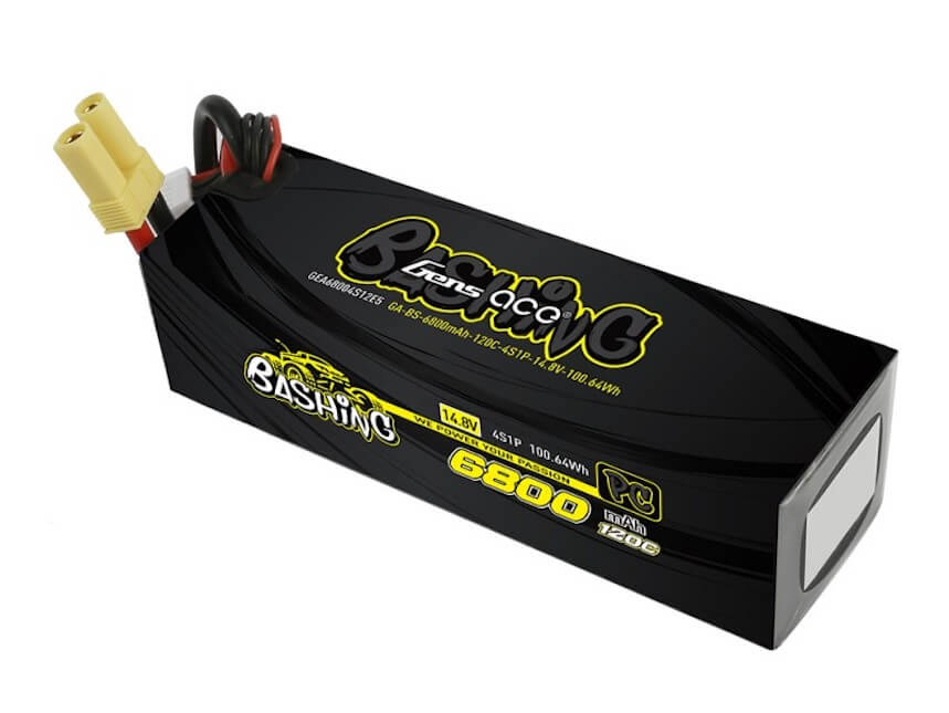 Gens Ace 14.8V 4S 6800 mAh LiPo Batteri (EC5)