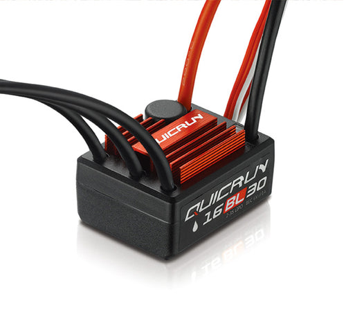 Hobbywing 30110000 QuicRun WP 16BL30 Sensorless ESC 2-3S 1/16 Bíl