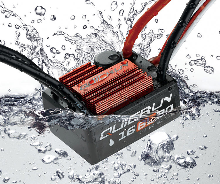 Hobbywing 30110000 QuicRun WP 16BL30 Sensorless ESC 2-3S 1/16 Bíl