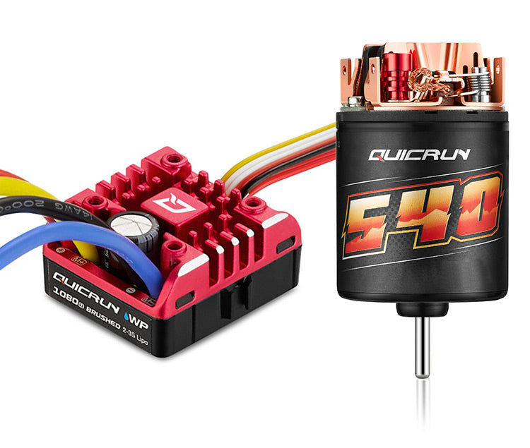 Hobbywing QuicRun Combo 1080 G2 - 540 40T 1/10 Crawler