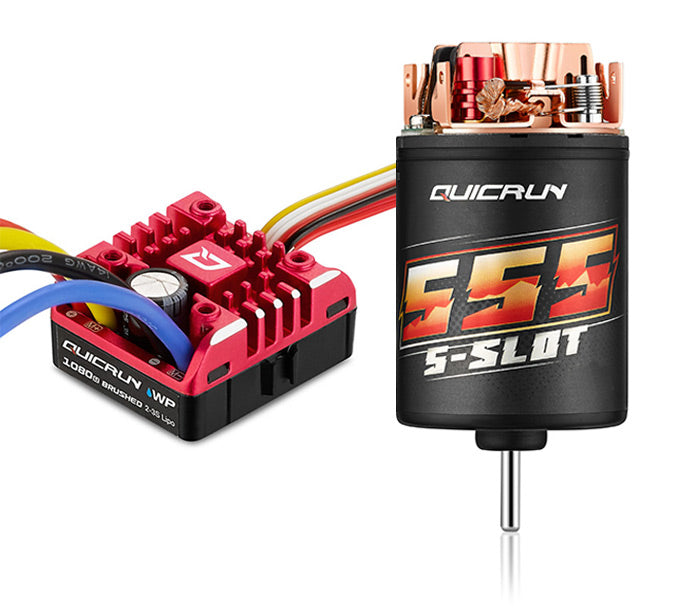 Hobbywing QuicRun Combo 1080 G2 - 555 13T 1/10 Crawler