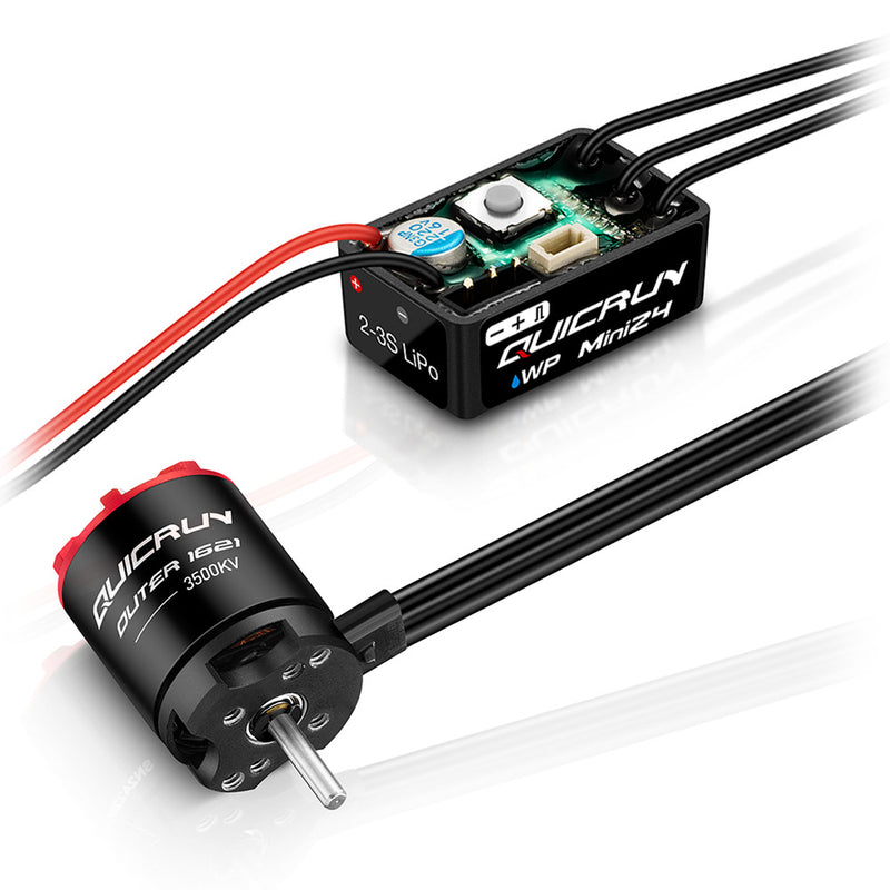 Hobbywing QuicRun Combo MINI24 - 1621SL 3500kV 1/24-1/16 Crawler
