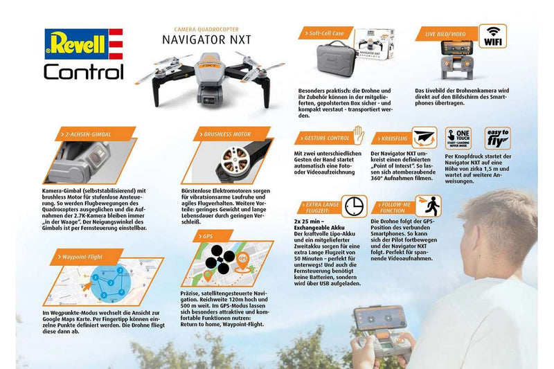 REVELL RC Quadrocopter Navigator NXT Drone