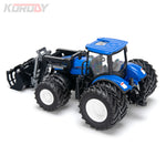 Korody 1/24 Fjernstyret traktor med dobbelt hjul og frontlæsser