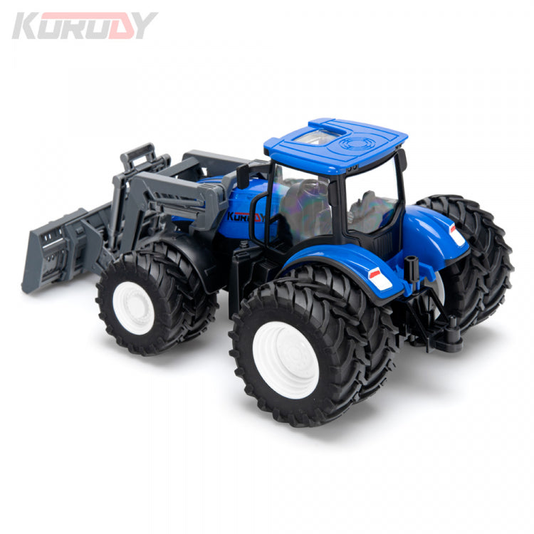 Korody 1/24 Fjernstyret traktor med dobbelt hjul og skovl