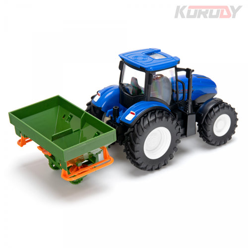 Korody 1/24 Fjernstyret traktor med gødningsspreder