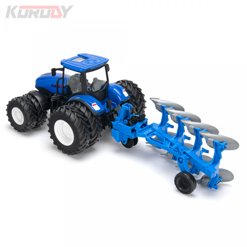 Korody 1/24 Fjernstyret traktor med dobbelt hjul og vendepudser