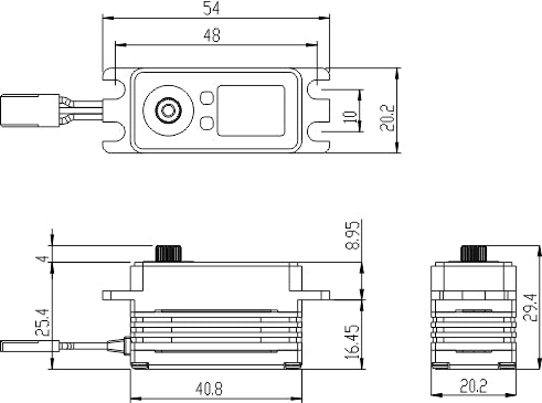 Savöx SB-2261MG Servo 10Kg 0,076s Alu Brushless Metal Gear Low
