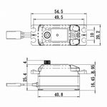 Savöx SB-2265MG Servo 13Kg 0,08s HV Brushless Metal Gear Low
