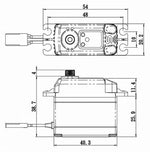 Savöx SB-2273SG Plus Servo 30Kg 0.105s HV Alu Brushless Steel Gear
