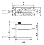 Savöx SB-2280SG Servo 50Kg 0,14s HV Alu Brushless