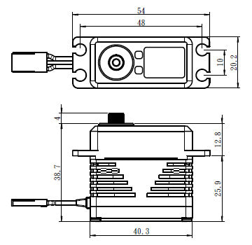Savöx SB-2292SG Servo 50Kg 0.055s 8.4V Alu Brushless Steel Gear