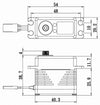 Savöx SB-2295SG Servo 32Kg 0,06s HV Alu Brushless