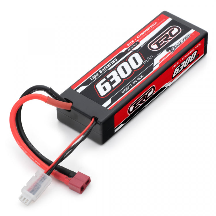 Sunpadow 2S 7,4V 6300mAh 110C Hard T-Connector Li-Po Batteri