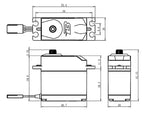 Savöx B-12KG Servo, Metal Gear, 12Kg 0,23s