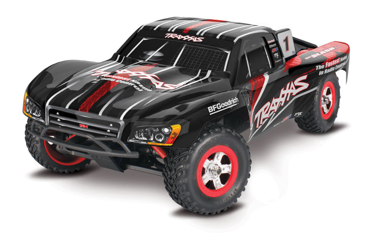 Traxxas Slash 1/16 4x4 Fjernstyret bil m. oplader/batteri (vælg farve)