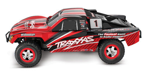 Traxxas Slash 1/16 4x4 Fjernstyret bil m. oplader/batteri (vælg farve)