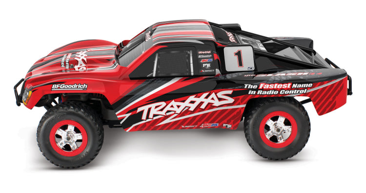 Traxxas Slash 1/16 4x4 Fjernstyret bil m. oplader/batteri (vælg farve)