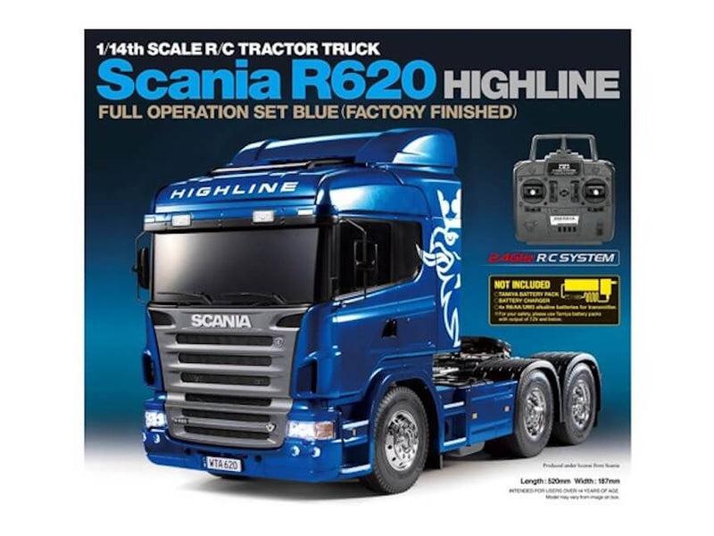 Tamiya Scania R620 'Full Option' (Vælg Farve) 1/14 Lastbil