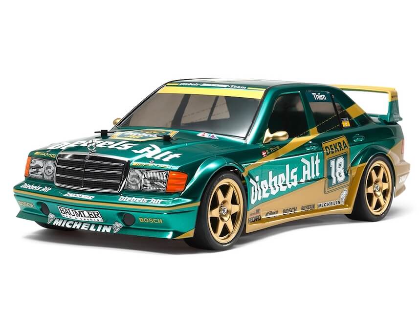 Tamiya 58638 Mercedes 190E 2.5-16 Evo 2 Zakspeed (TT-01E) 1/10 Fjernstyret Bil