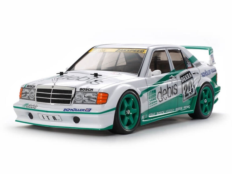 Tamiya 58656 Mercedes 190E 2.5-16 Evo 2 Zakspeed (TT-01E) 1/10 Fjernstyret Bil