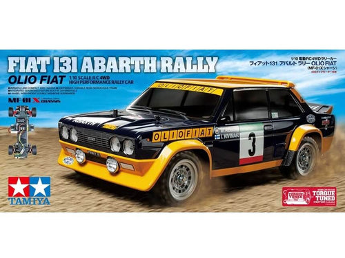 Tamiya 58723 Fiat 131 Abarth Rally Olio (MF-01X) 1/10 Fjernstyret Bil