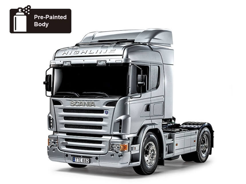 Tamiya 56364 Scania R470 'Silver Edition' 1/14 Fjernstyret Lastbil