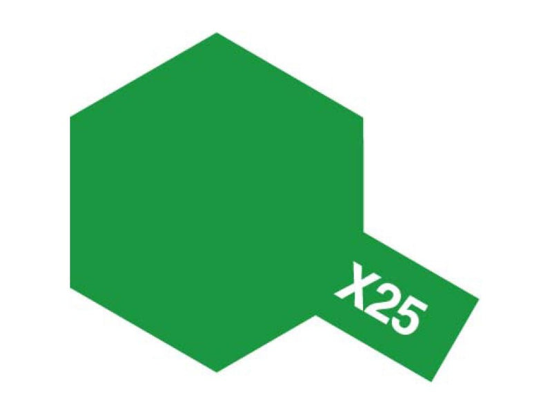 Tamiya X-25 Clear Green Maling Akryl Mini 10ml