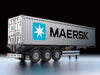 Tamiya 56326 Maersk 40ft Container Trailer 1/14 til Fjernstyrede Lastbiler