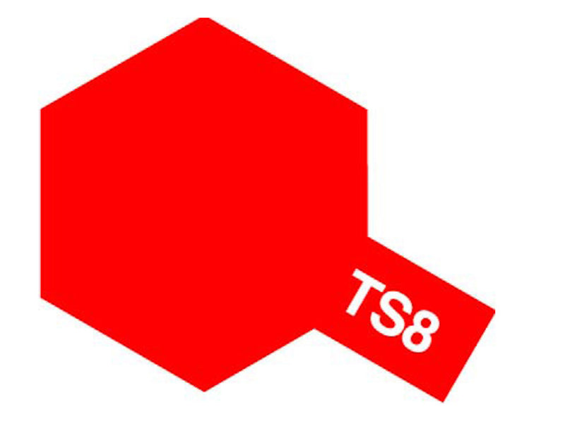 Tamiya TS-8 Italian Red Spray Maling