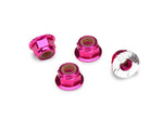 Traxxas 1747X Aluminium Nuts, 4mm (4 stk)