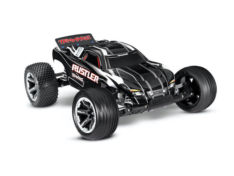 Traxxas Rustler 2WD 1/10 Fjernstyret Bil m/ USB Lader og Batteri