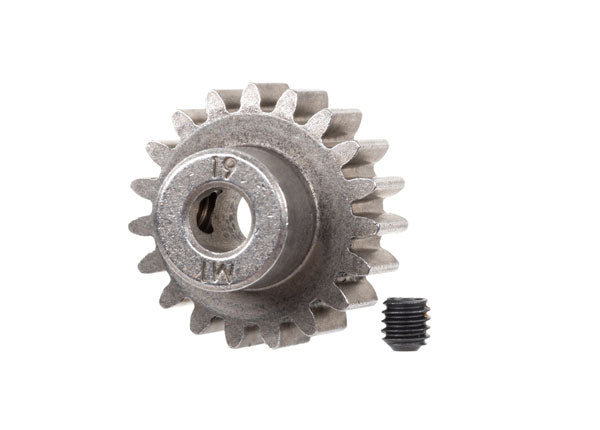 Traxxas 6480X Pinion Gear 19-Tands, 1.0 Pitch, 5mm Aksel