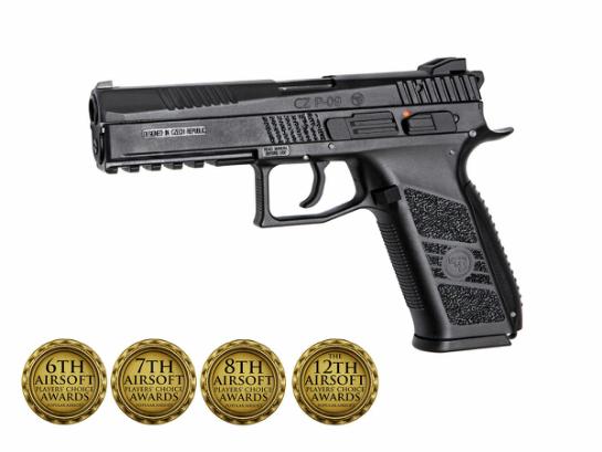 Airsoftpistol, GBB, PL, MS, CZ P-09 incl. case